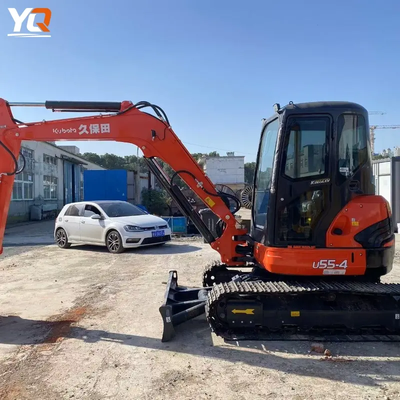 5 Ton Used Kubota U50 Crawler Excavator High Cost Performance