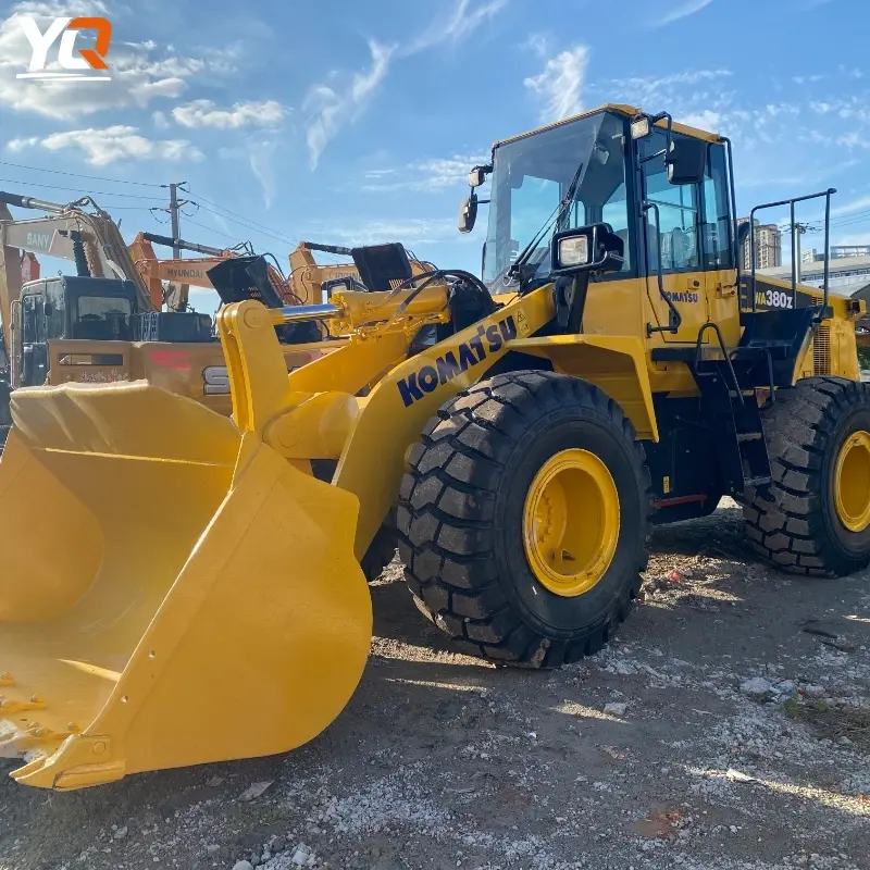 Komatsu 380 Second Hand Wheel Loader Powerful Engine for Mining Work