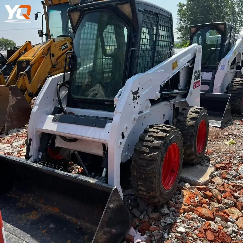 Used Bobcat S160 Skid Steer Loader Powerful Output for Construction Jobs