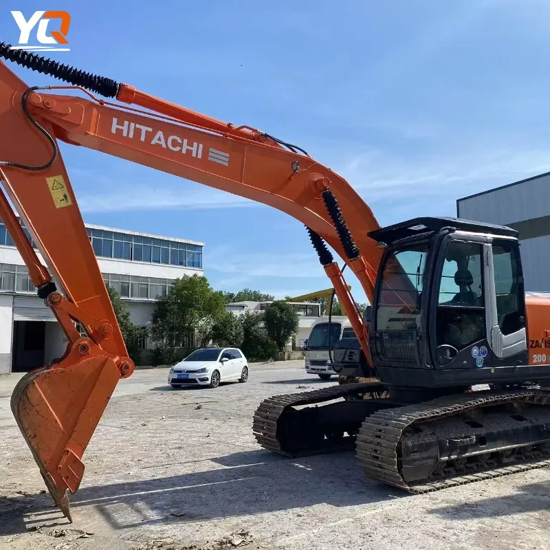 Used Hitachi ZX200-3G Excavator Original Engine Good Performance