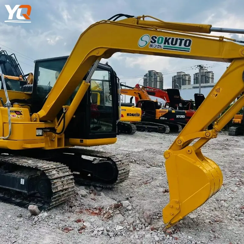 Used Komatsu PC70 Small Hydraulic Excavator Powerful Engine Low Price