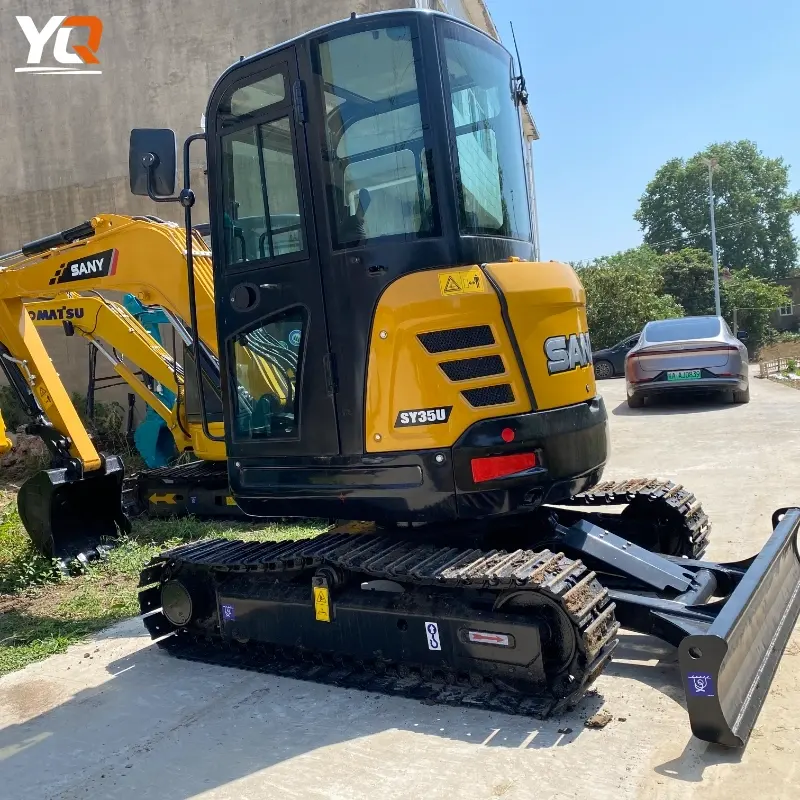 Used SANY SY35 Mini Excavator Good Condition Construction Equipment