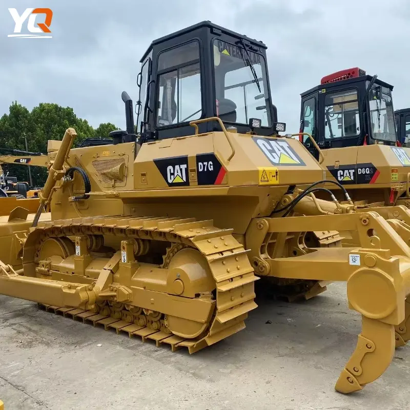 Well-Maintained CAT D7 Heavy Bulldozer Powerful Engineering Machine